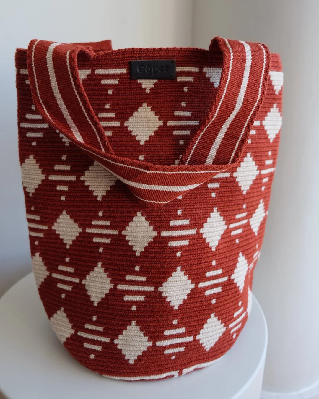 Celia Bolso Tote Wayuu N°15 – Terracota