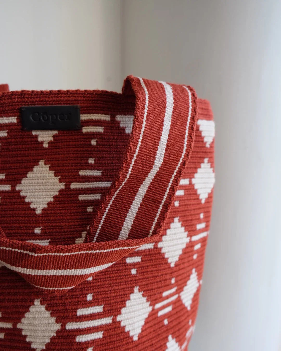 Celia Bolso Tote Wayuu N°15 – Terracota