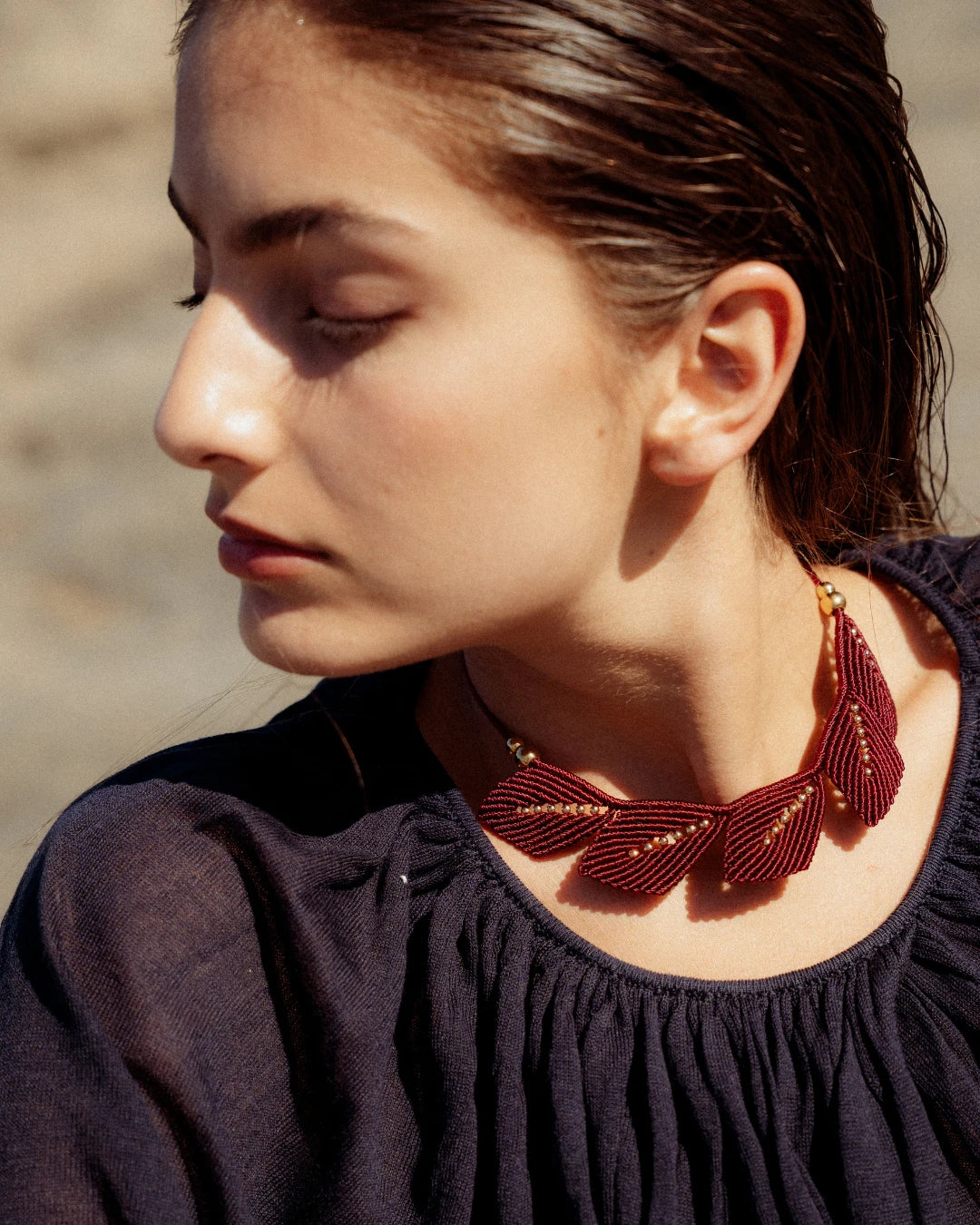 Collar Aura | Malbec