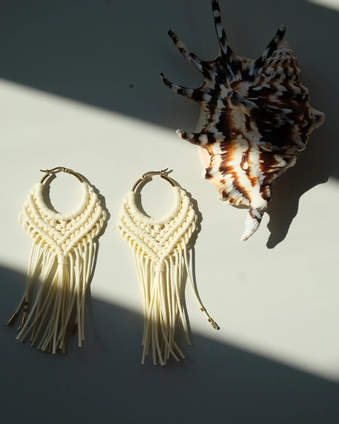 Aros Bianca Macramé Off White