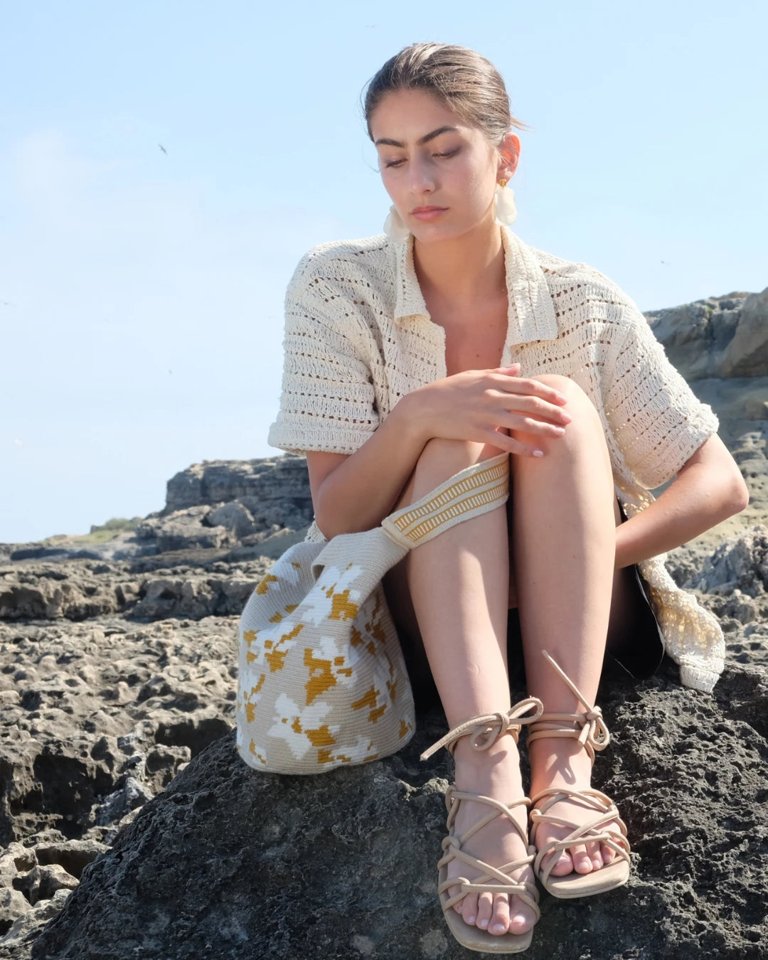 Irene Bolso Wayuu N°28 – Mostaza