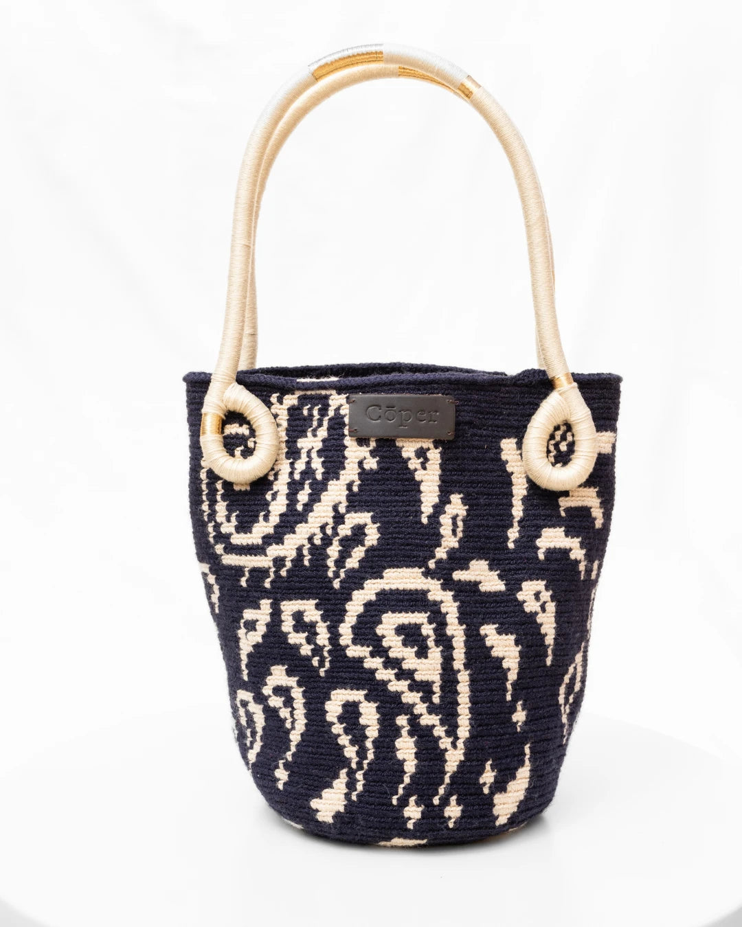 Casilda Mini Bolso Wayuu | Azul Marino