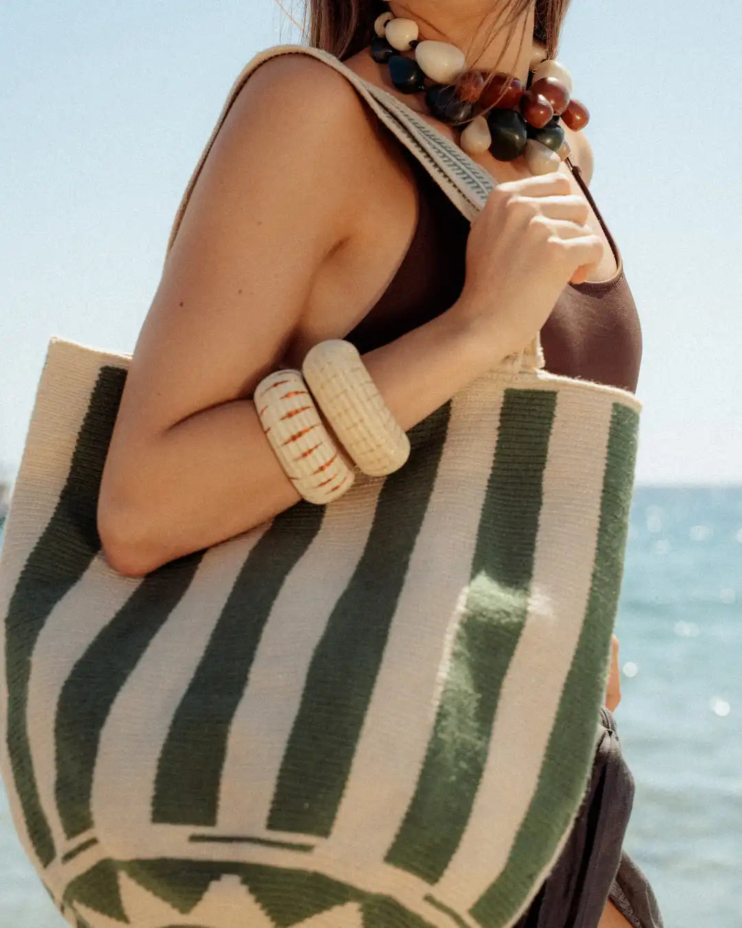 Celia Bolso Tote Wayuu N°44 – Salvia