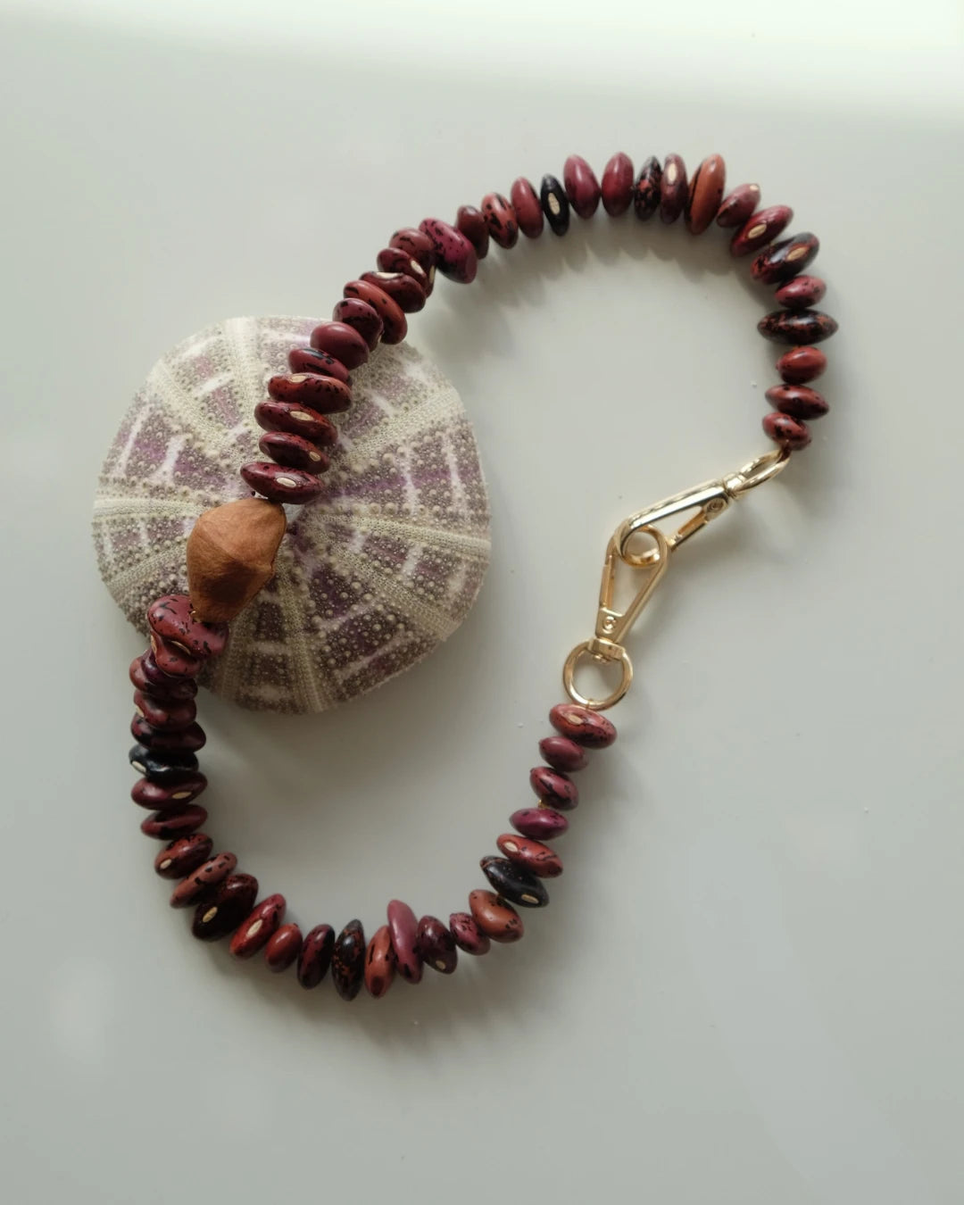 Collar Agnes Frijoles - Morado