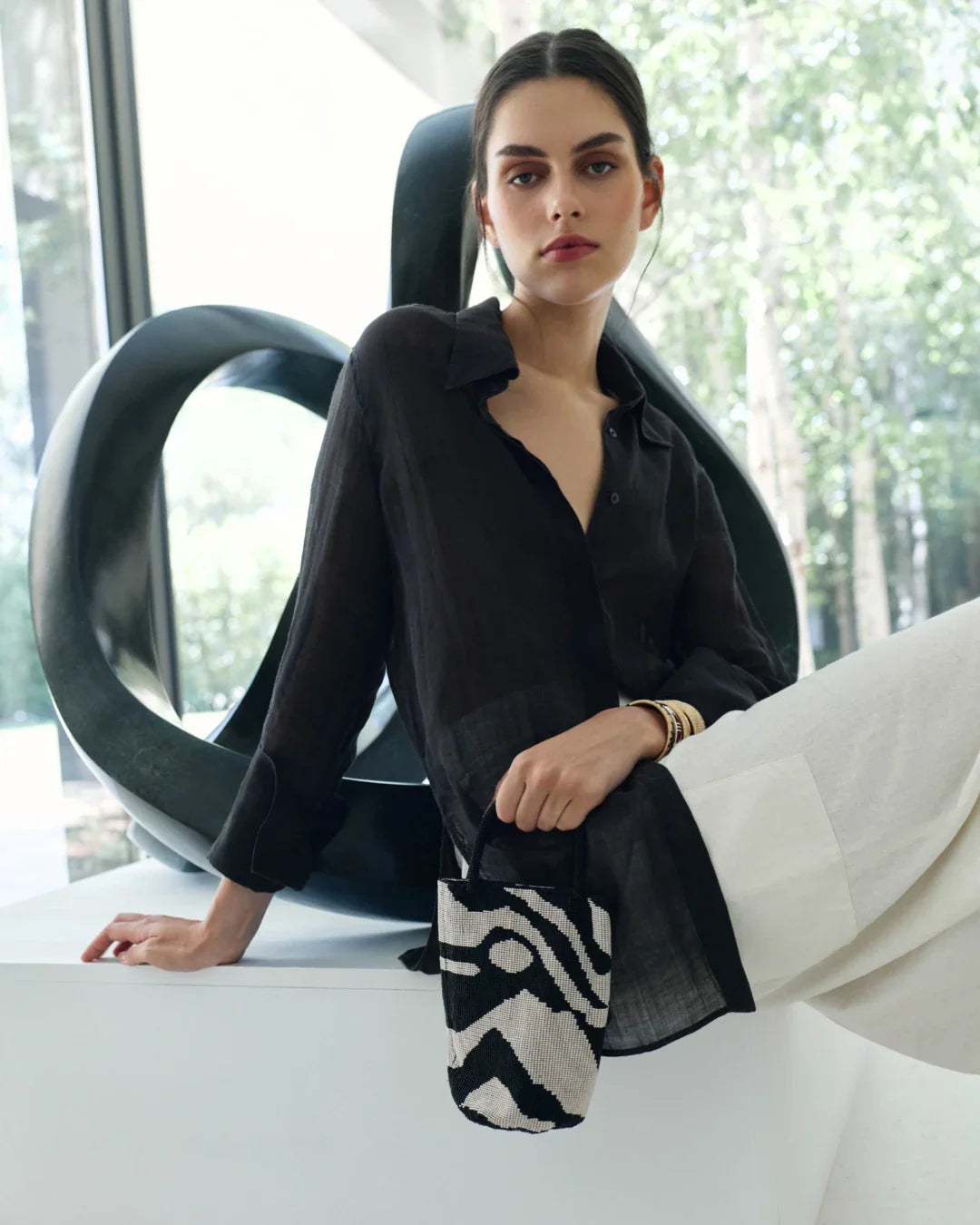Bolso Nerea | Blanco y Negro