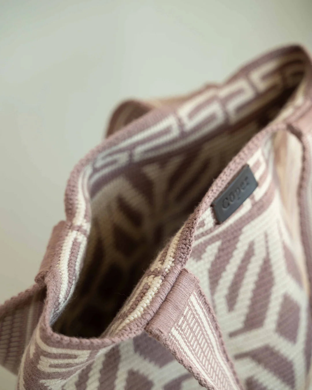 Celia Bolso Tote Wayuu N°02 – Beige