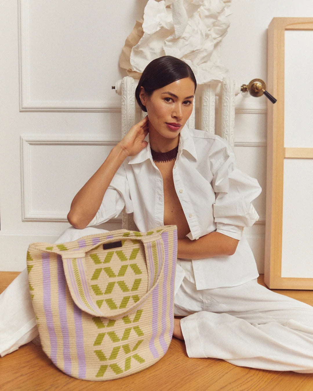 Celia Bolso Tote Wayuu N°21 – Lavanda