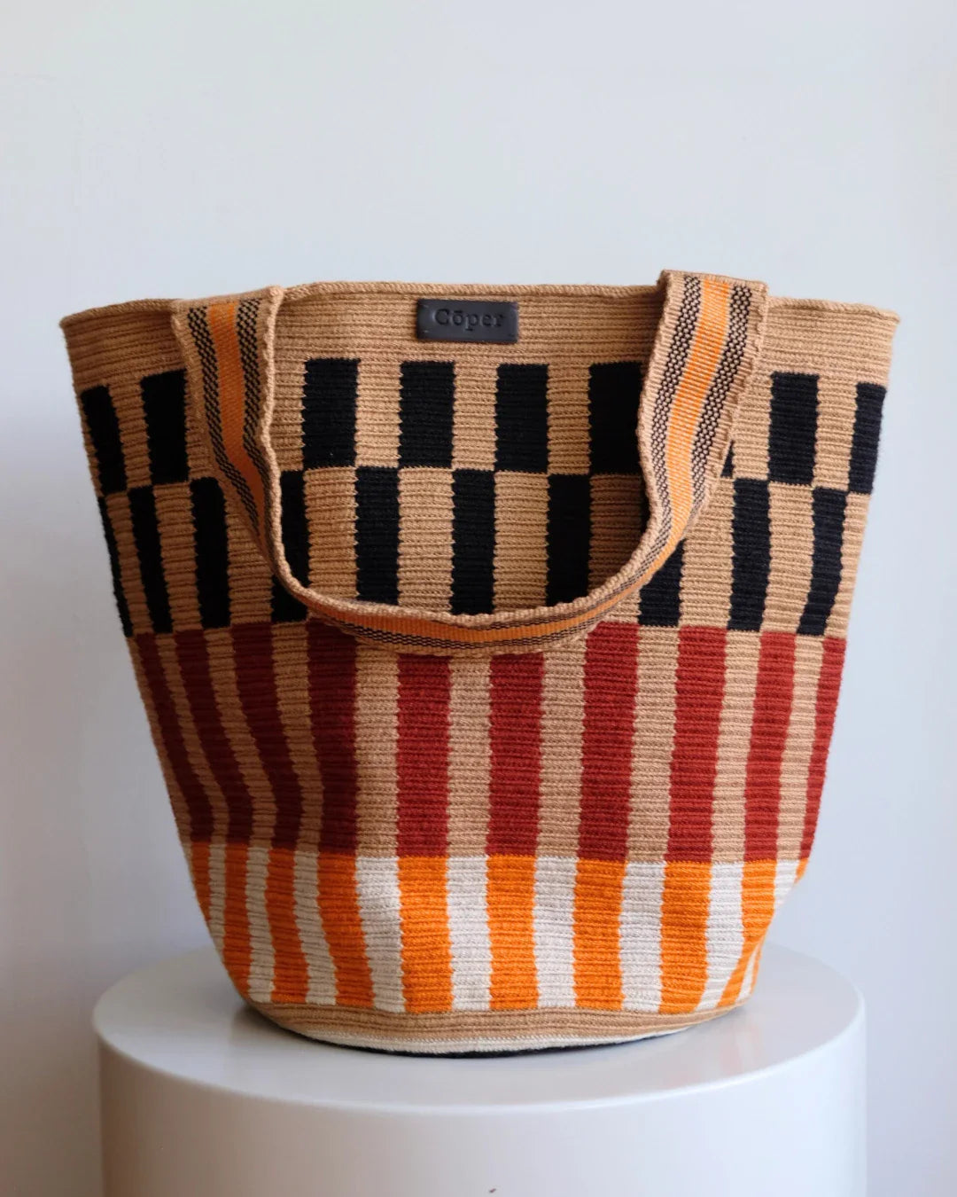 Celia Bolso Tote Wayuu N°38 – Ladrillo