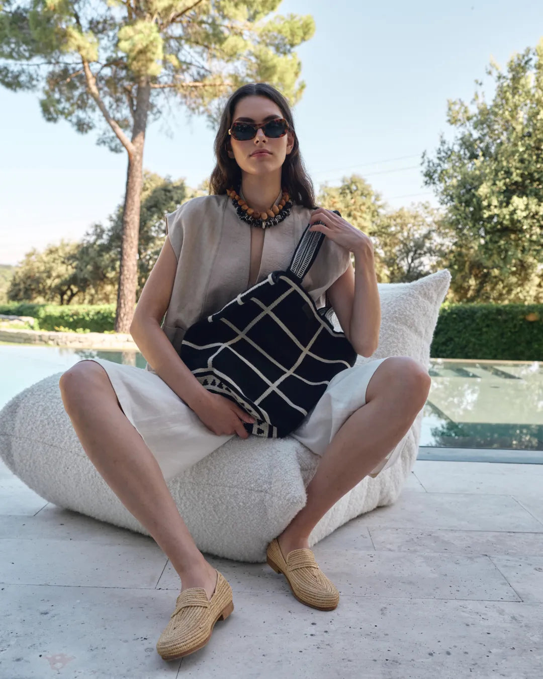 Celia Bolso Tote Wayuu N°45 – Negro