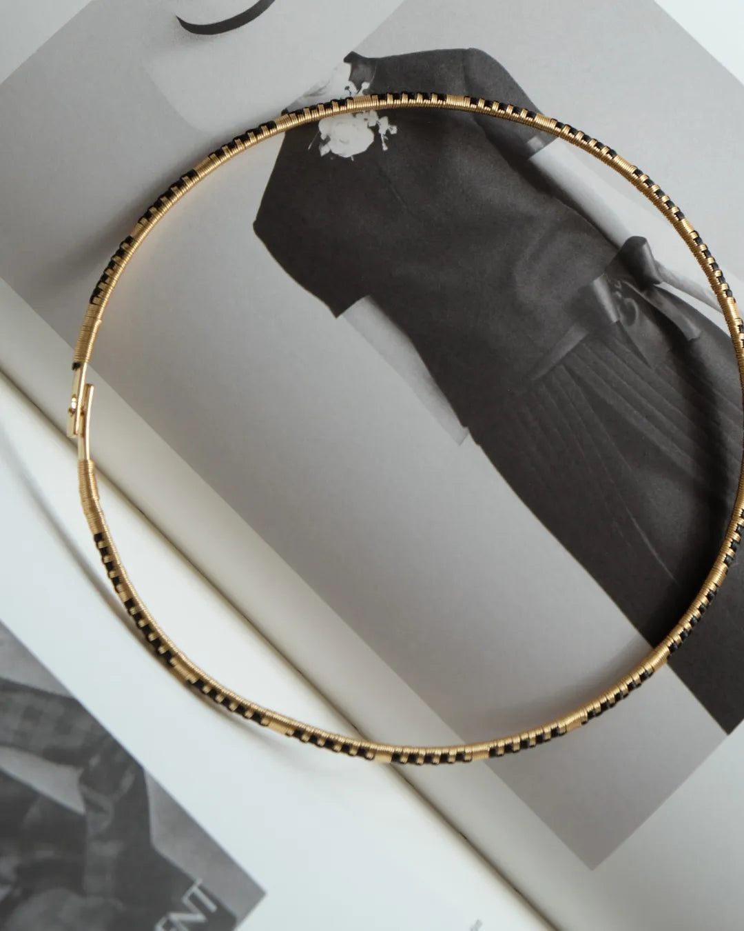 Choker Ingrid | Cobre y Negro
