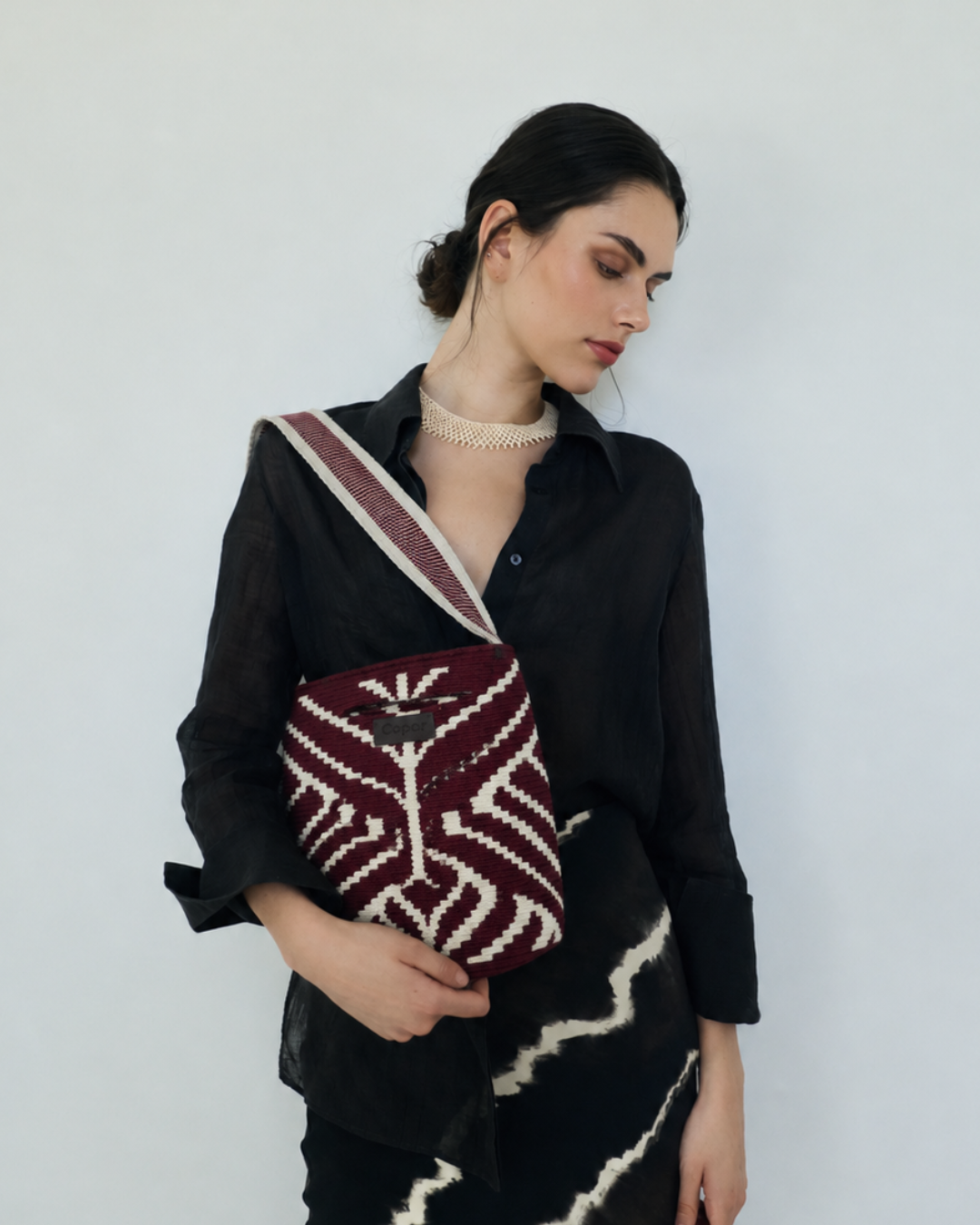 Irene Bolso Wayuu N°06 – Burdeos