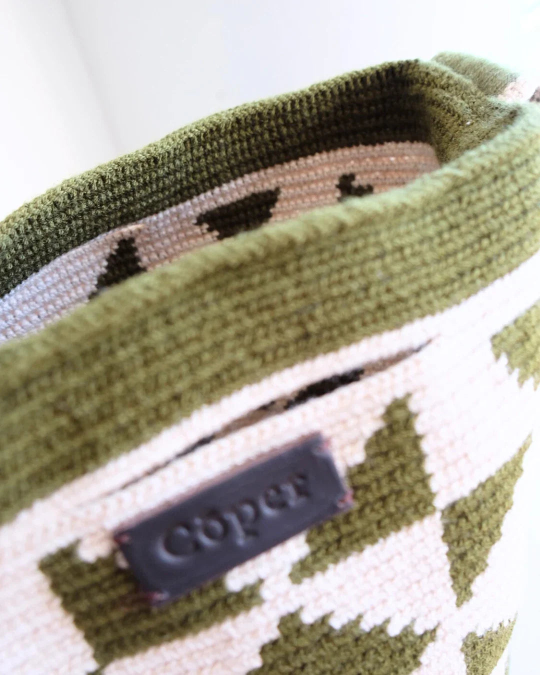 Irene Bolso Wayuu N°09 – Verde Oliva