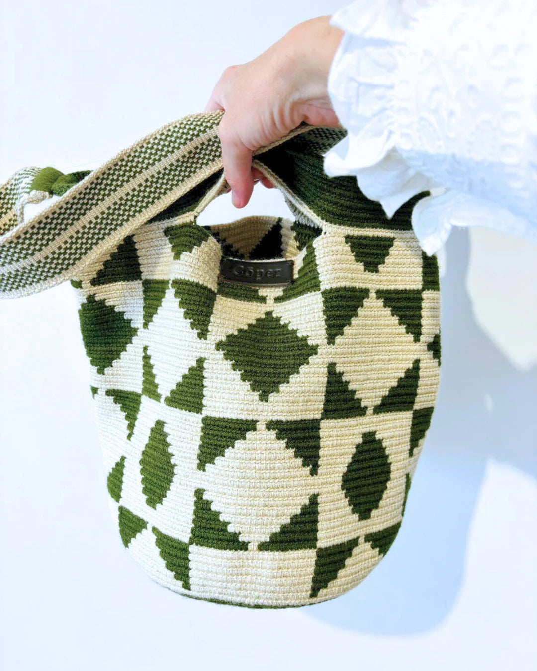 Irene Bolso Wayuu N°09 – Verde Oliva