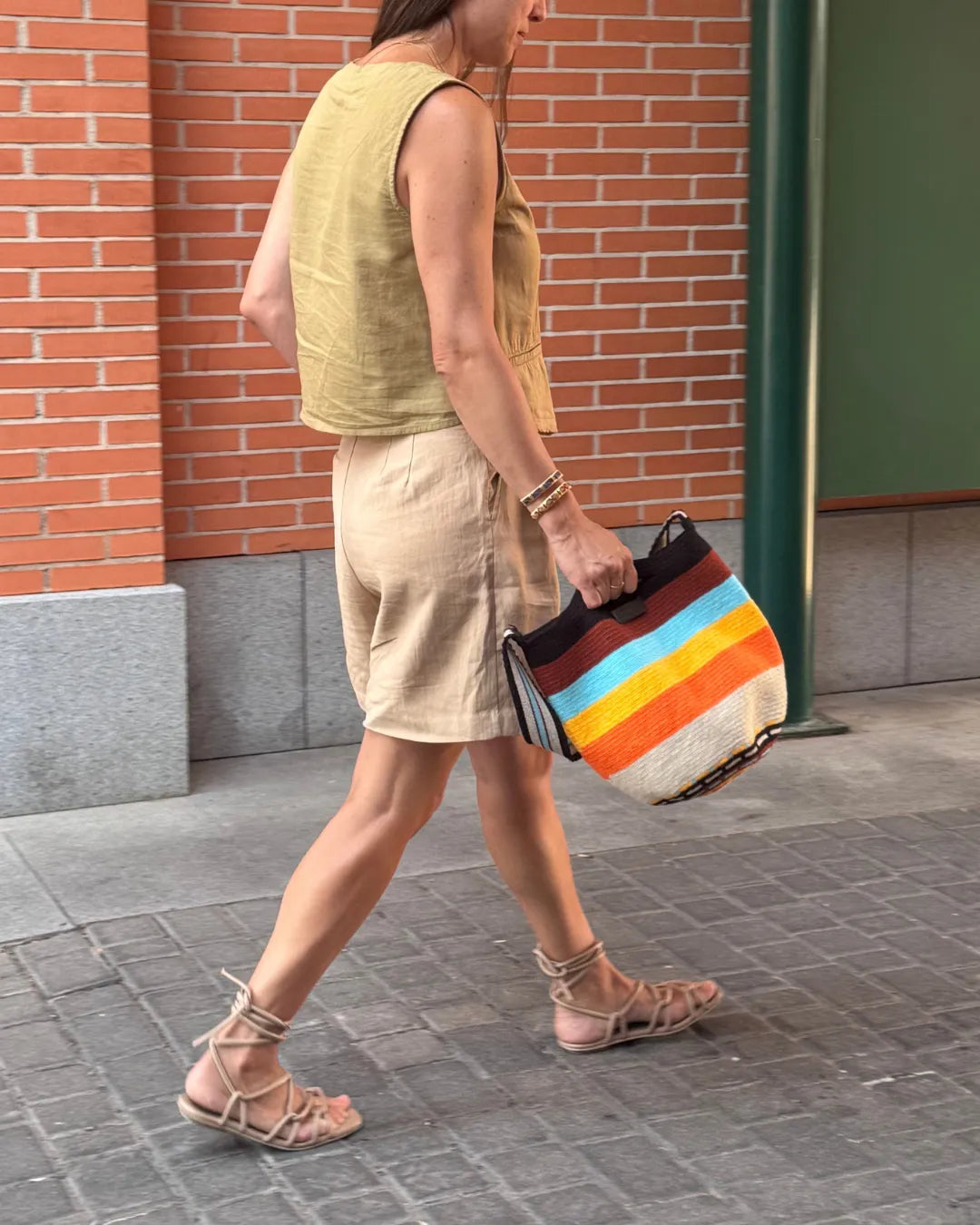 Irene Bolso Wayuu N°24 – Rayas
