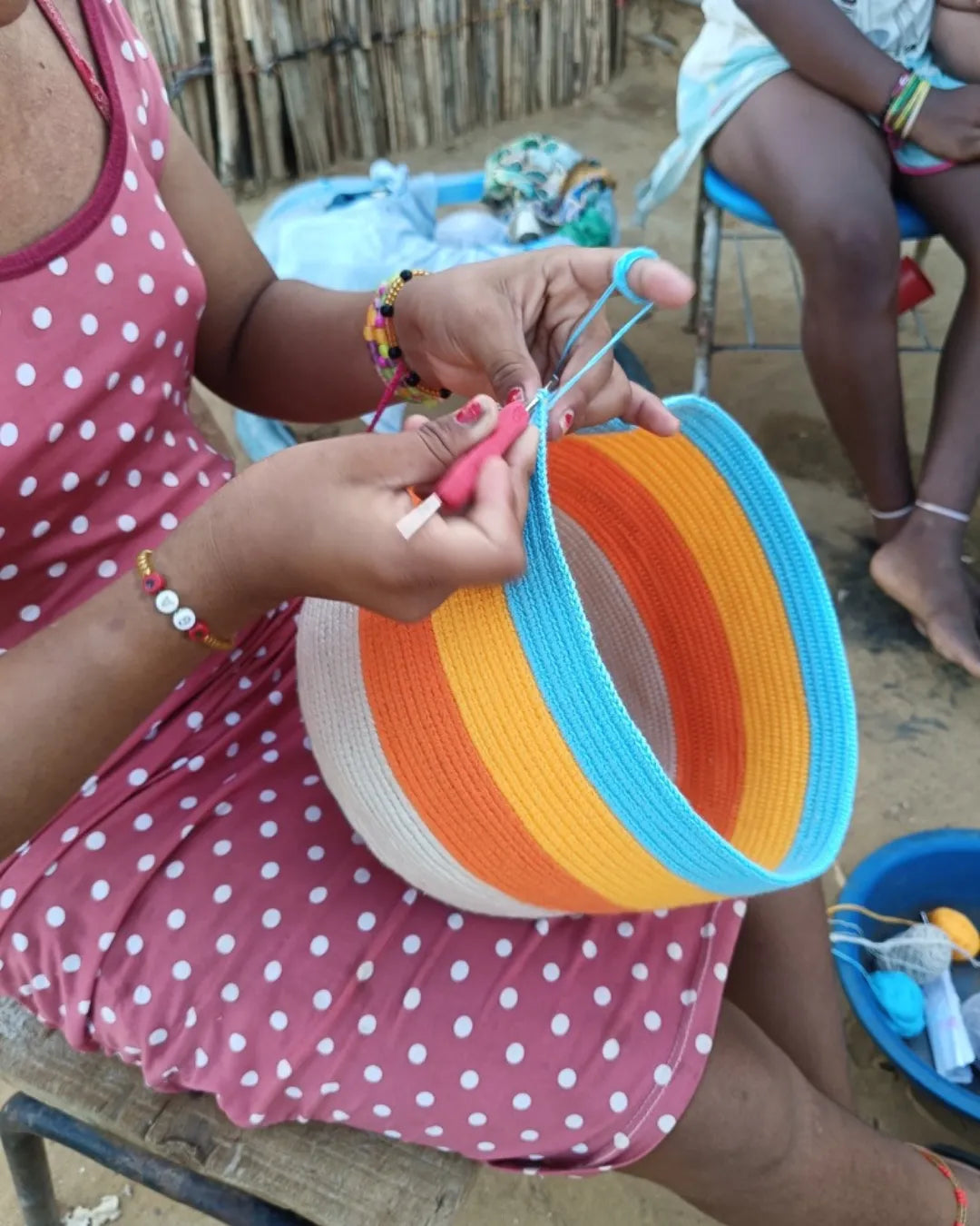 Irene Bolso Wayuu N°24 – Rayas