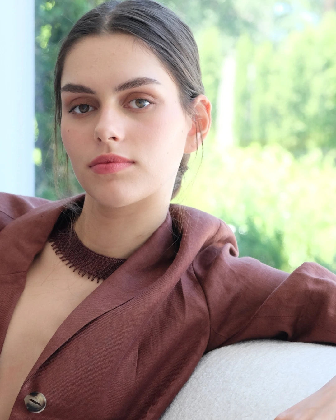 Collar Leticia | Malbec